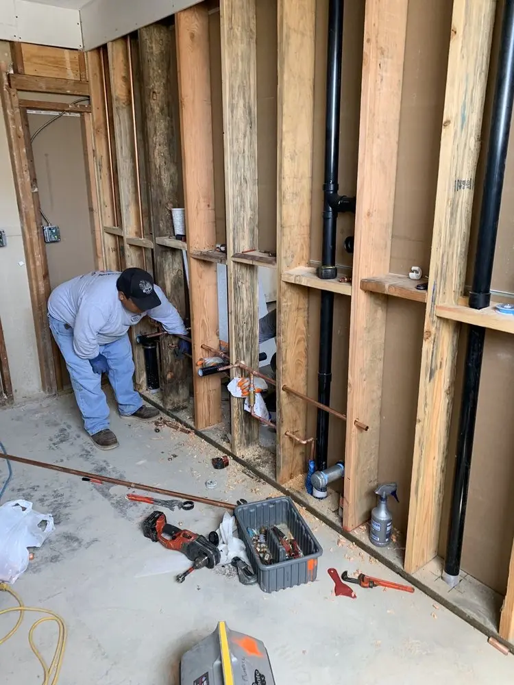 Commercial rough-in plumbing for Trenchless Sewer Repair in Andrews